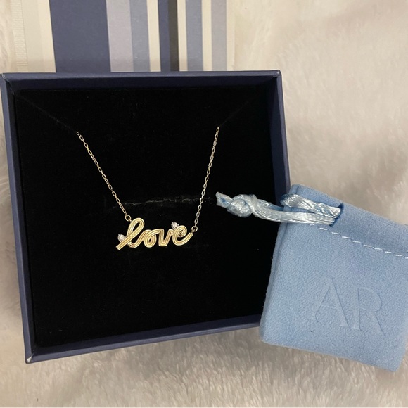 NWOT Adina Reyter Groovy Love Diamond Pendant Necklace - Picture 4 of 5